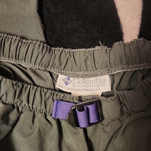 Columbia Sage Green Elastic Waist Pants - Picture 2 of 5